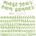 BEISHIDA 116 PCS A-Z DIY Letter Banner Kit Make Your Own Banner，Including 111 by Beishida