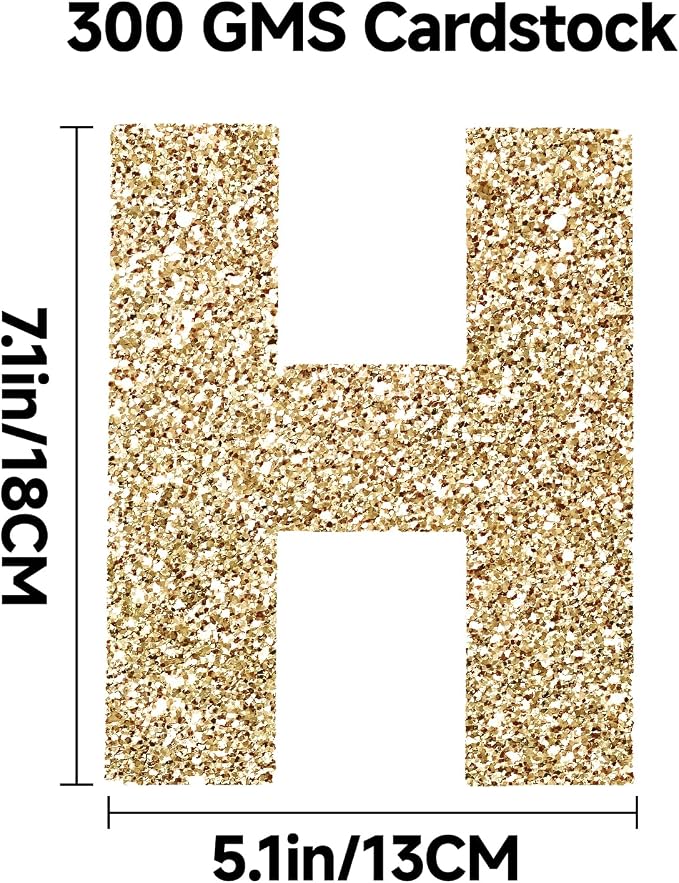 Alynta Happy Birthday Banner Pre-Strung Glitter Birthday Party Decorations | NO - Image 2
