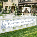 Something Blue Before I Do Banner Bridal Shower Bachelorette Decorations | by WETDNGQI