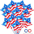 24 Pcs 4th of July Balloons, American Flag Balloon, Patriotic Party Decorations by Unknown