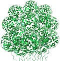 Green Confetti Balloons by VHUWE