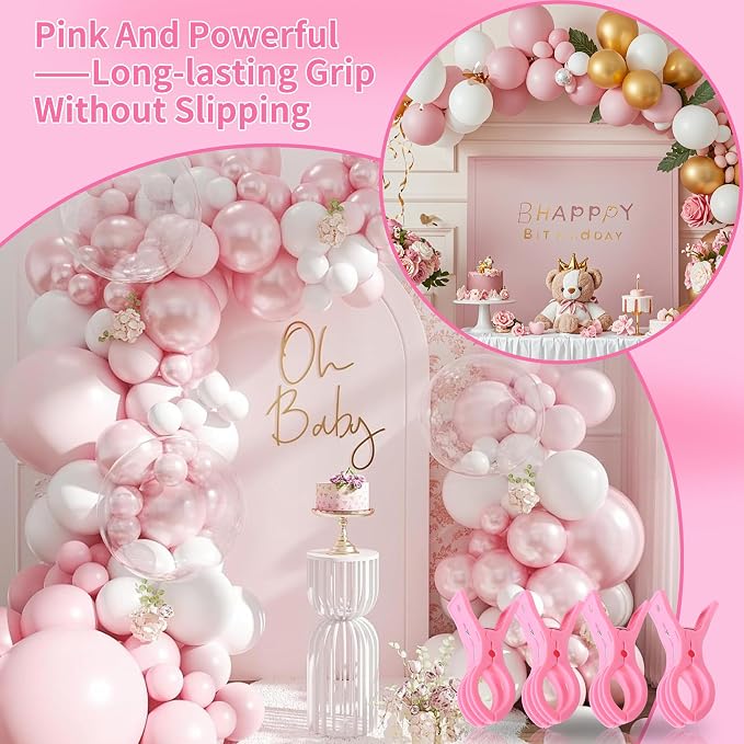 PUGPIU 12 Pack Balloon Arch Clips - Image 4