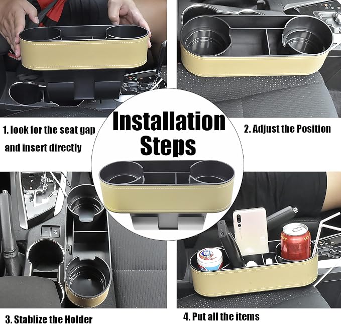 Console Side Pocket, Cup Holder - Image 6