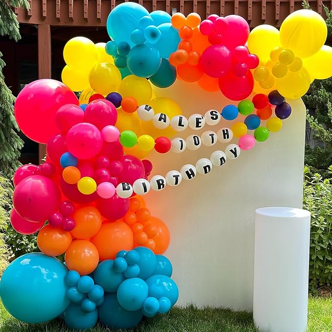 Rainbow Balloons, for Birthday Baby Shower Summer Topic Party Decorations - Image 8