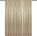 Champagne Gold Sequin Backdrop for Party 10FTx10FT | 1 Panel, Sparkly by HMQIANG