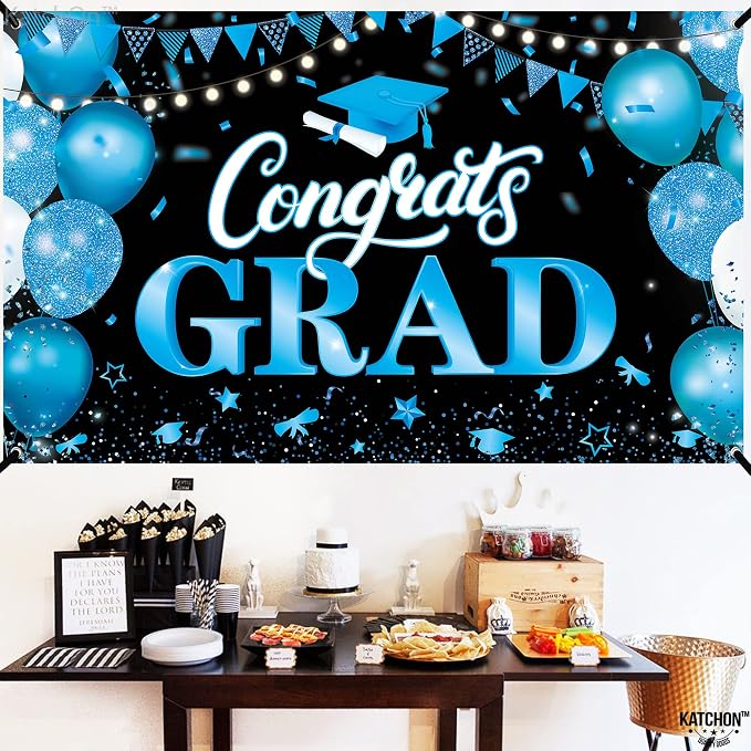 KatchOn Graduation Decorations 2026 Congrats Grad Banner 72x44 Inch | - Image 8