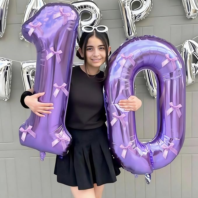 Numbers 50 Balloon 40Inch Pearl Pink Balloon - Image 2
