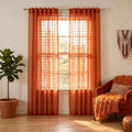 KOUFALL Terracotta Boho Curtains by KOUFALL