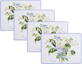 Laura Ashley Cork Placemats, 16 x 12-inch, Lily of the Valley | Ideal by Unknown