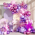 Pink and Purple Balloons Arch Kit by LANGASQUE