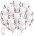 Fovths 12 Pieces Inflatable Baseball Balloons 18 Inches Baseballs Foil Balloons by Fovths
