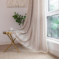 Linen Curtains 84 Inches Long by BCLBUSTE