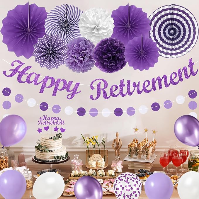 Vlipoeasn Retirement Decorations - Image 9