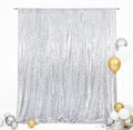 Eternal Beauty Silver 3mm Sequin Backdrop 4x6 Ft by EternalBeauty