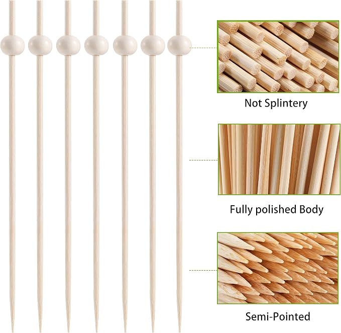 200 Pcs Cocktail Picks, Fancy Toothpicks - Image 6