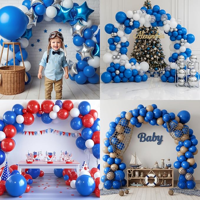 Patimate Royal Blue Latex Party Balloons 100 Pack 12 Inch Party Decorations | - Image 5