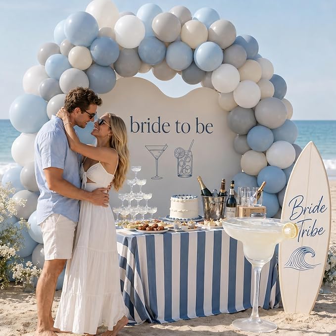 Dusty Blue Balloons - Image 6