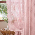 MIULEE Vintage Lace Curtains 90 Inches Long 2 Panels, Victorian Floral by MIULEE