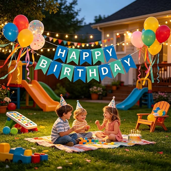 Happy Birthday Banner Birthday Party Supplies - Image 6