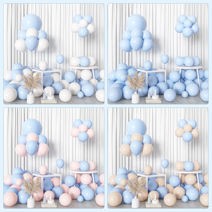 Amandir 153pcs Light Blue Balloons Arch Garland Kit Different Sizes | 18 12 10 - Image 7
