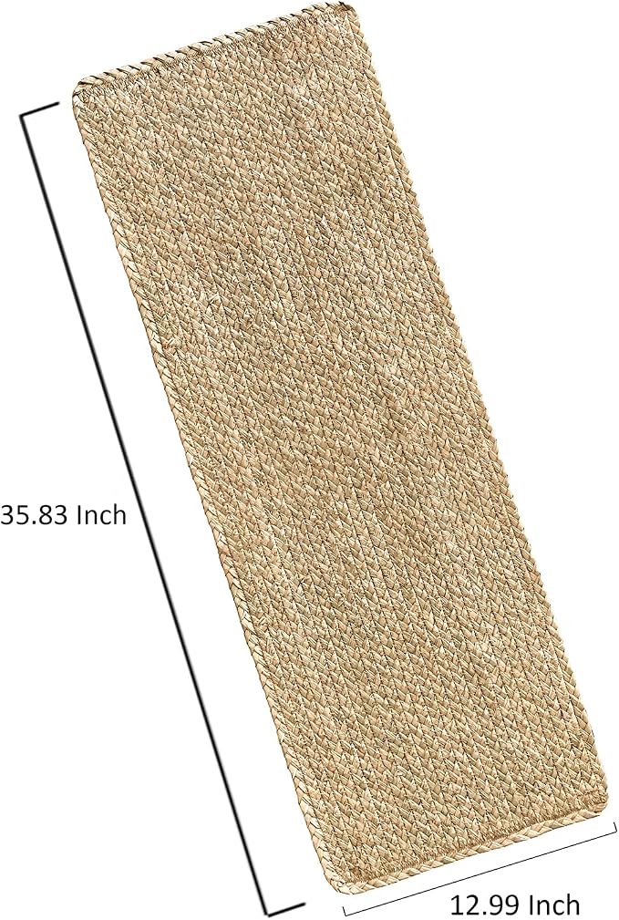 Woven Placemats One Table Runner 36 Inches Long Rattan Placemat Rectangle - Image 4