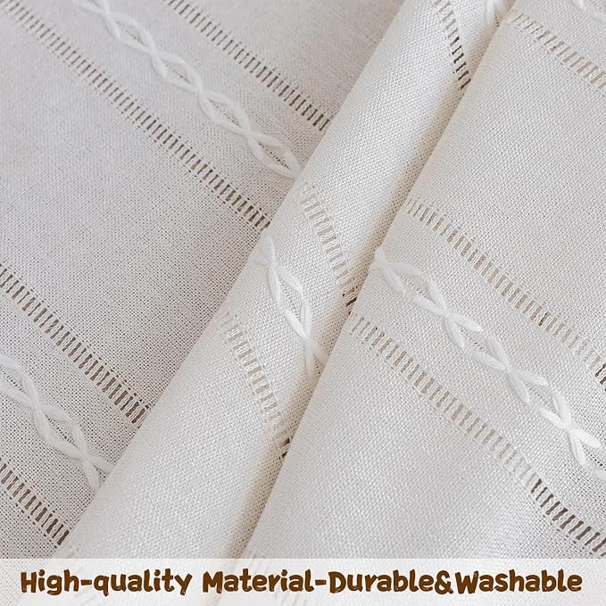 Sutuo Home Boho Curtains for Bedroom Living Room 108 Inches Long, Semi-Blackout - Image 6