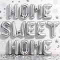 Silver HOME SWEET HOME Letter Balloon by Togvu