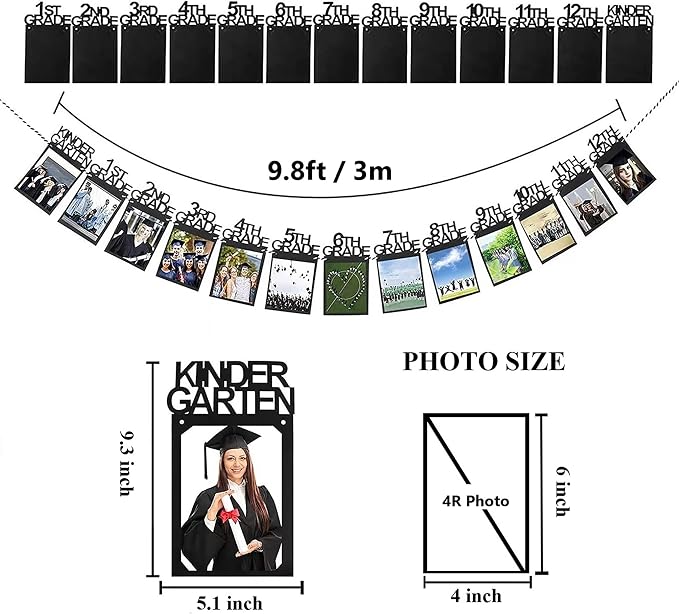 Graduation Photo Banner for Party Decoration, Including Kindergarten to 12th - Image 2