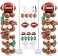 Football Balloon Column Stand Kit 2 Sets Adjustable 6.5 ft Sports Party by Gejoy