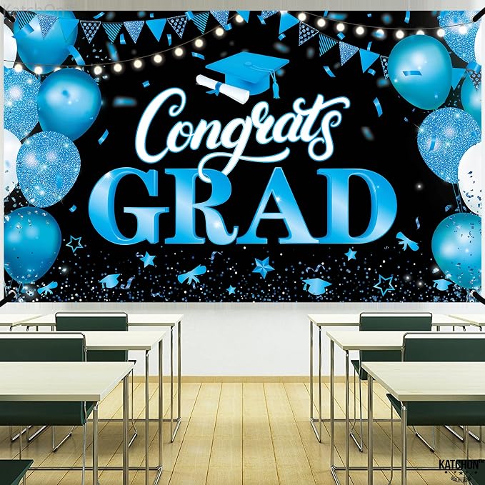 KatchOn Graduation Decorations 2026 Congrats Grad Banner 72x44 Inch | - Image 6