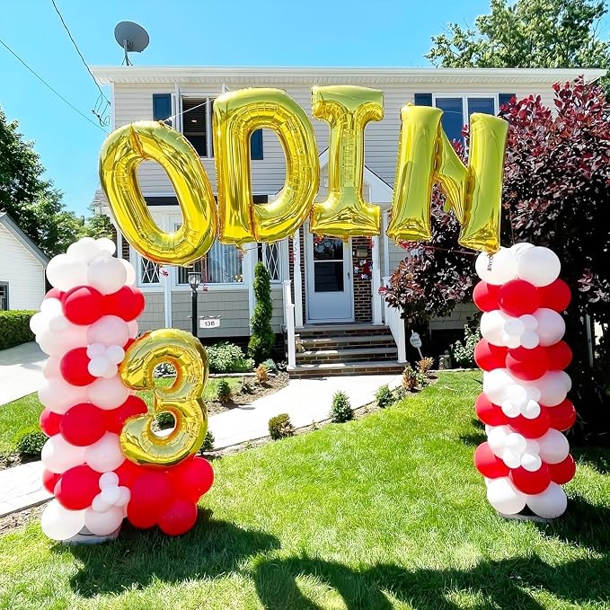 Giant C Alphabet Name Balloon, 40 Inch Helium Mylar Foil Word Balloons Letters - Image 7