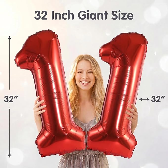 Number 11 Balloon Foil Mylar Balloons - Image 5