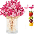 100PCS Pink Flamingo Cocktail Picks, Decorative Toothpicks by Unknown