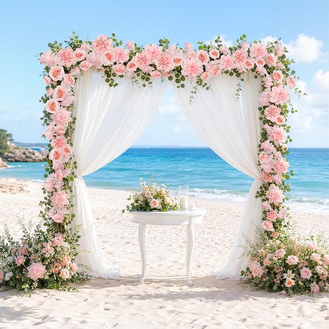 Findosom Total 12.4Ft Artificial Flowers Garlands - Image 7