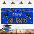 Graduation Party Decorations 2026 Plastic Backdrop by Gatherfun