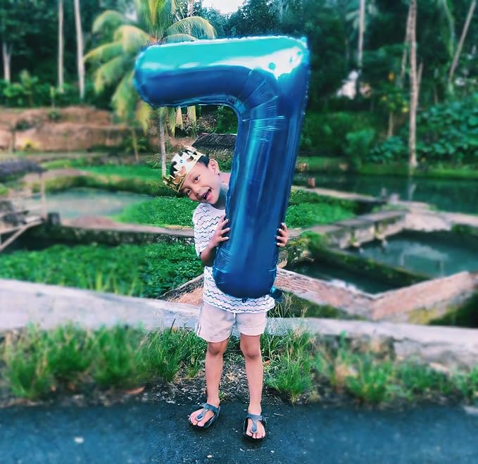 Numbers 26 Balloon 40Inch Blue Balloons - Image 2