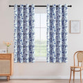 H.VERSAILTEX Blackout Curtains 63 Inch Length 2 Panels Set Floral Print Curtain by HVERSAILTEX