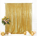 Eternal Beauty Gold 3mm Sequin Backdrop 8x8 Ft by EternalBeauty