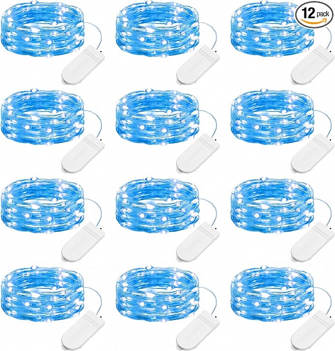 Brightown 12 Pack Led Fairy Lights Battery Operated String Lights Waterproof by Brightown