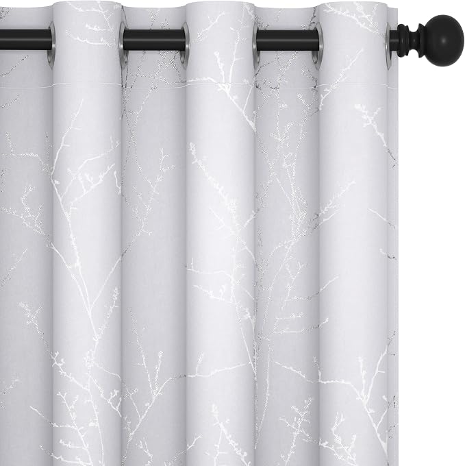 Deconovo Room Darkening Curtains, Noise Reducing Drapes, 2 Panels, by Unknown