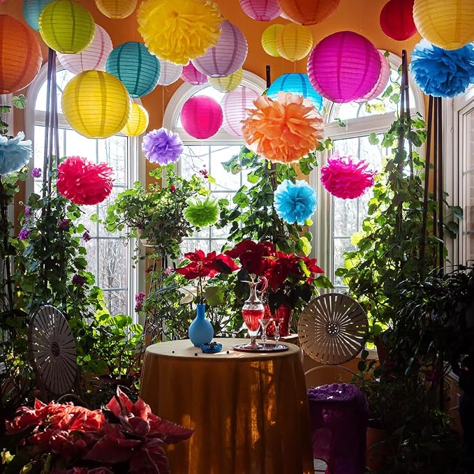 Tissue Paper Pom Poms - Image 5