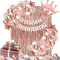 Rose Gold Birthday Party Decorations by Tianjiao