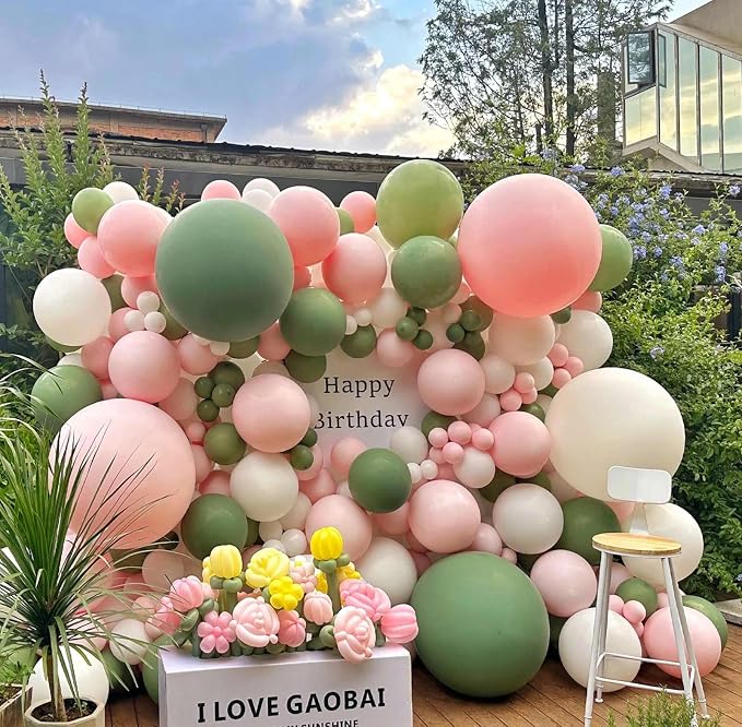10 Inch Pastel Pink Balloons - Image 3