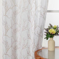 MYSKY HOME Brown Sheer Curtains 63 inches Long by MYSKYHOME