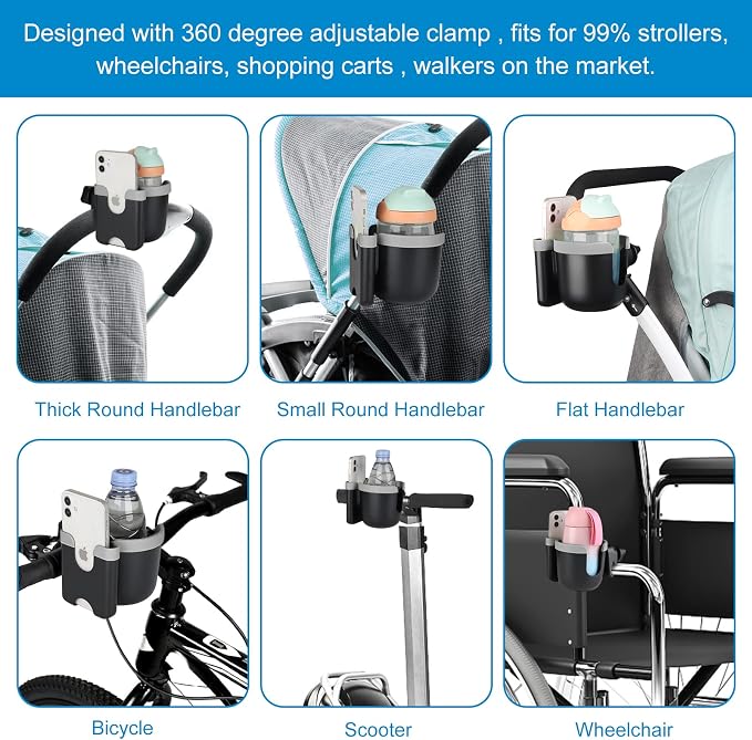 Accmor Stroller Cup Holder - Image 7