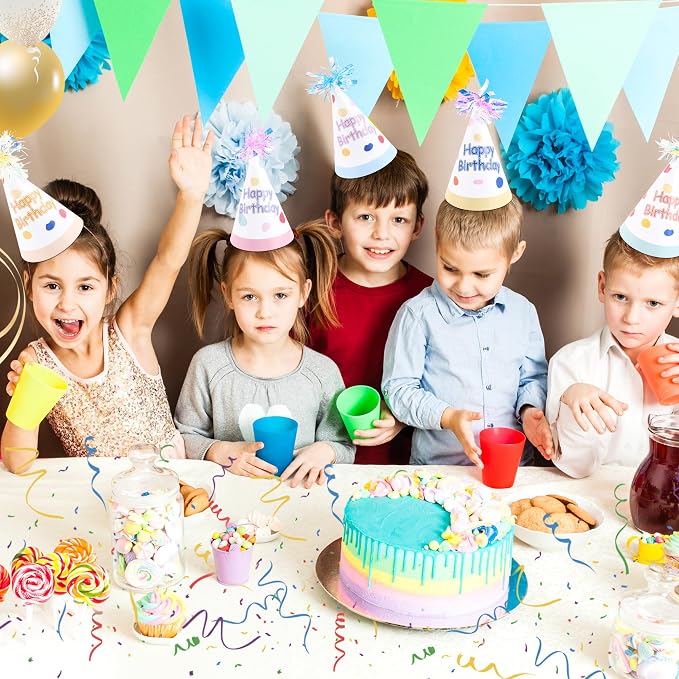 CANREVEL 12 PCS Party Hats for Adults and Kids, Party Headwear | Birthday - Image 3