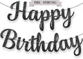 KatchOn Glitter Cursive Happy Birthday Banner- 10 Ft, Birthday Decorations | by KatchOn