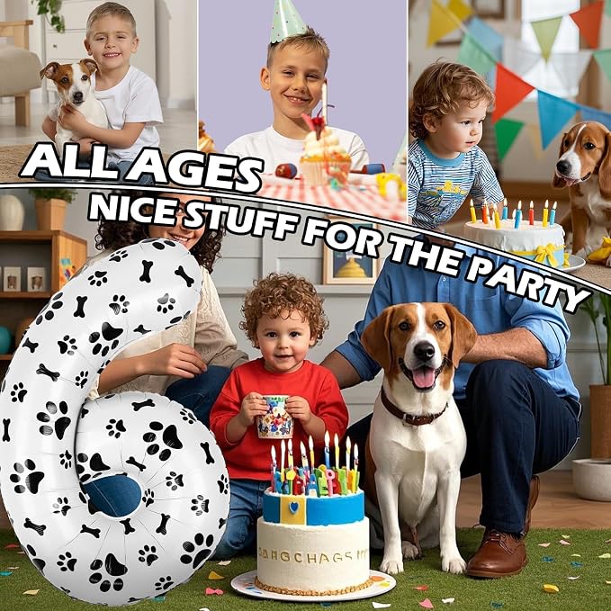 40 Inch Dog Foil Birthday Balloons - Image 5