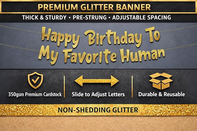Pre-Strung Happy Birthday To My Favorite Human - Image 3