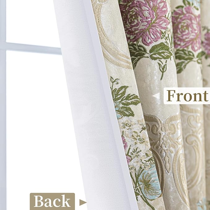 Loom and Mill European Floral Curtains - Image 3